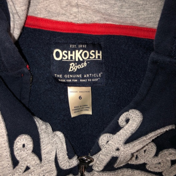 OshKosh B'gosh Other - 3/$10 💕 Boys OshKosh zipper hoodie